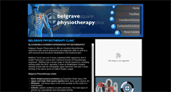 Desktop Screenshot of belgravesquarephysio.co.uk